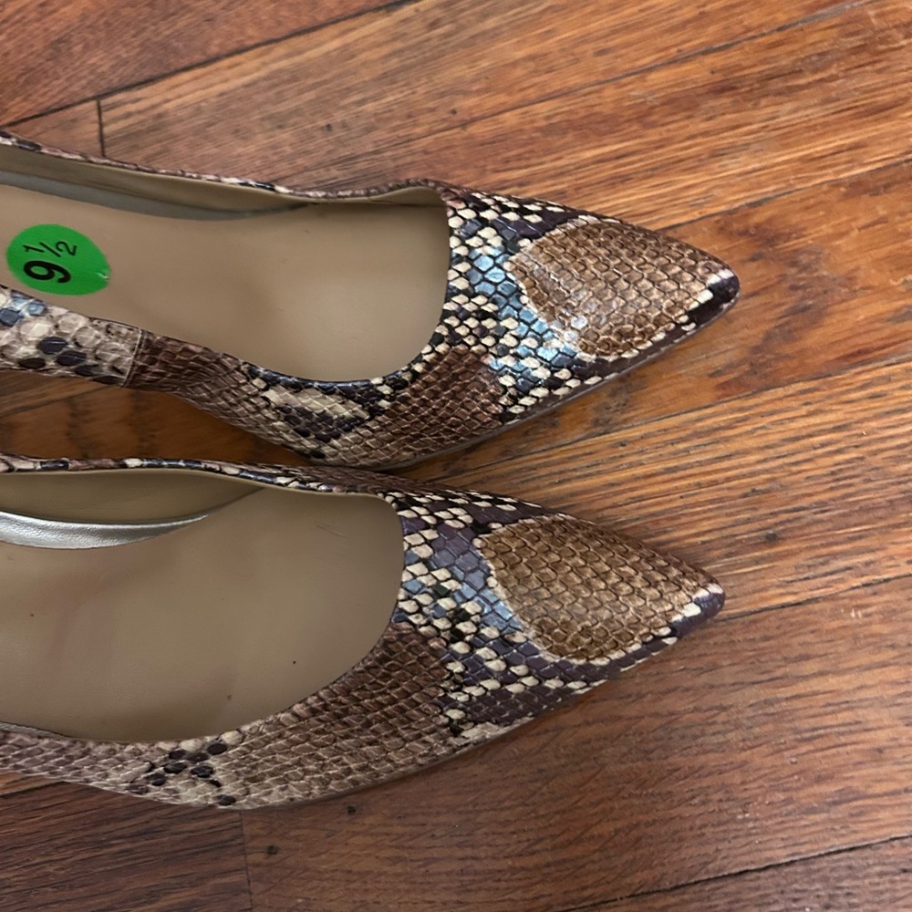 Naturalizer Brown Snakeskin Heels - Picture 4 of 10